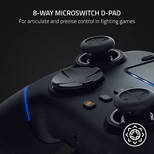 Razer Wolverine V2 Pro Wireless Gaming Controller for PlayStation 5 / PS5, PC: Mecha-Tactile Action Buttons - 8-Way Microswitch D-Pad - HyperTrigger - 6 Remappable Buttons - Chroma RGB - Black - color: Black