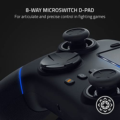 Razer Wolverine V2 Pro Wireless Gaming Controller for PlayStation 5 / PS5, PC: Mecha-Tactile Action Buttons - 8-Way Microswitch D-Pad - HyperTrigger - 6 Remappable Buttons - Chroma RGB - Black - color: Black