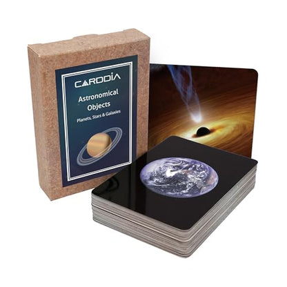 | Astronomical Objects STEM Educational Flashcards (Including Solar System Planets, Minor Planets, Satellites, Galaxies, Clusters, Nebulae...)