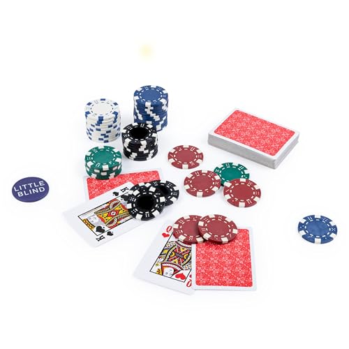 Spin Master Games, Cardinal Classics, 300-Piece Poker Set with Aluminum Carrying Case & Professional Weight Chips & Poker Dice, for Ages 8+ - style: 300-Piece Poker Set