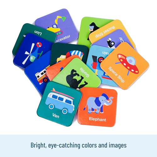 Wildkin Memory Matching Game – 36 Educational Pairs for Toddlers & Preschool - Boy - style: Adventure