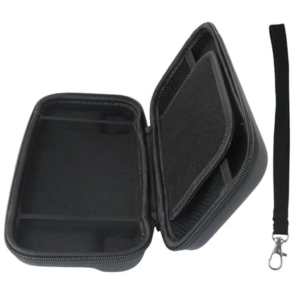 Hard Travel Carrying Case for N*intendo Switch & for Switch OLED Model (2021), Portable Protective Pouch with Storage for 10 Game Cartridges, Shockproof Shell Bag for Console & Accessories - Black