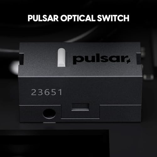 Pulsar Gaming Gears X2 Crazylight Wireless Gaming Mouse, Ultra Lightweight 1.27 oz (36g), Optical Switch, 32000 DPI, 750 IPS, XS-1 Sensor, 8k Compatible (Mini, Red, T1 Edition) - color: T1 Edition (Red), size: Mini, style: X2 CrazyLight