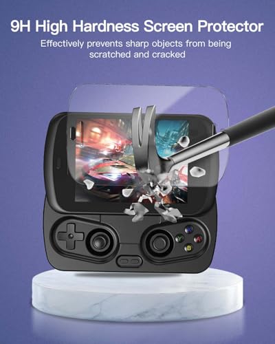Screen Protector for ANBERNIC RG Slide Handheld Game Console, 9H Hardness Tempered Glass for ANBERNIC RG Slide,Anti-Scratch, Bubble Free, HD Clarity