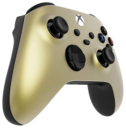 Custom Controllerzz Wireless Controller for Microsoft Xbox Series X/S & Xbox One - Soft Touch Feel - Custom Xbox Series X/S Controller (X/S Matte Gold) - color: X/S Matte Gold