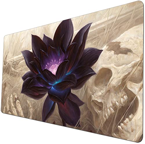 MTG Play Mat, TCG Play Mat for DTCG CCG RPG 24 x 14 inches Trading Card Playmats with Storage Bag Smooth Rubber Surface Battle Game - color: Pattern13