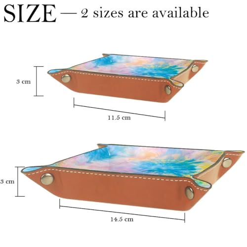 Tie Dye Dice Tray Dice Rolling Tray Folding Dice Holder for Dice Games, Like RPG, DND and Other Table Games - color: Multi 17