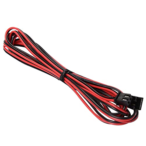 4pcs 2M 3D Printer Parts Cooling Fan Extension Cable Wire 2pin Xh2.54 Connection Line Male Female