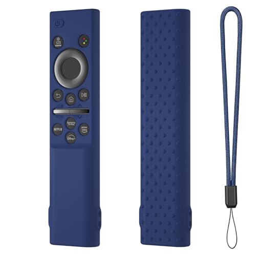 Hi Color Remote Cover for Samsung BN59-01388 BN59-01393 Silicone Remote Case Protective Sleeve (Dark Blue) - color: dark blue