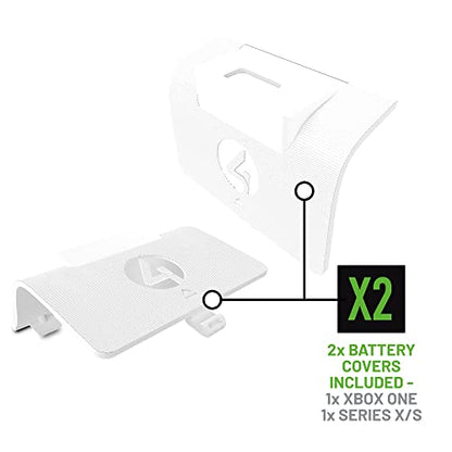 4Gamers SX-C6 X Single Play & Charge Battery Pack Compatible with Xbox Series S and Xbox Series X Consoles - White