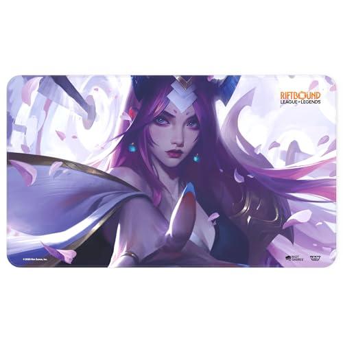 Riftbound: League of Legends - Playmat: Irelia -TCG Spiritforged Spirit Blossom, 24x14, Neoprene, Character Art, Tabletop Trading Card Game Accessory - style: Irelia