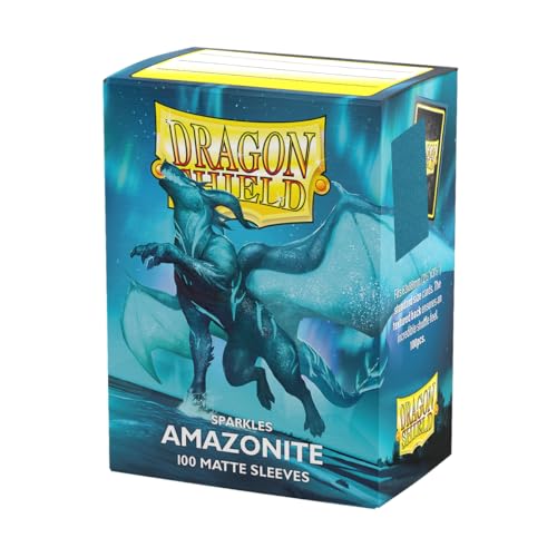 Dragon Shield | Standard Size Matte Card Sleeves | 100 CT - Smooth & Tough TCG Sleeves - Compatible with Pokemon, Flesh & Blood, One Piece & Magic The Gathering | Amazonite - color: Amazonite