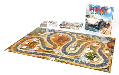 Heat: Rocky Roads Board Game Expansion | New Tracks & Mechanics, 1966 Championship Season, Strategy Game for Kids & Adults, Ages 10+, 1-7 Players, 60 Mins