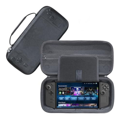 Hesupy for Legion Go Case Storage Bag, EVA Protective Cover Bag Shockproof Travel Carrying Case with 9 Game Card Slots for Legion Go Handheld Gaming Console