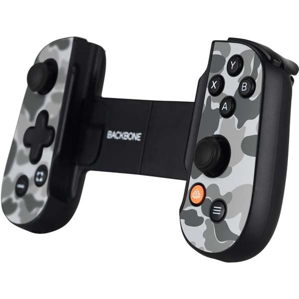 Skinit Decal Gaming Skin Compatible with Backbone One for iPhone Game Controller - Grey Street Camo Design - color: Grey - CAMBPE02
