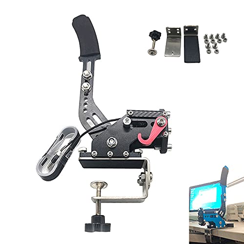 Funseedrr 16Bit USB Handbrake for PC Racing Games G25/27/29, Professional Gaming Peripherals for Racing Games, with Non-Contact Plus Hall Sensor