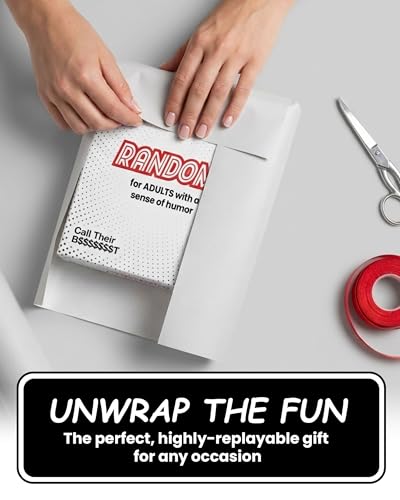 Random Word Board Games for Adults – Fun Family Spinner Party Group Game | Spin, Funny Challenges & Laugh, Creative Wordplay Cards, 2-8 Players, Sharp Thinking, Humor & Strategy for Friends Game Night