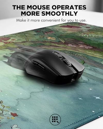 Mouse Pad, Desk Mat, 31.5x11.8in Large Mousepad, Forest Remains | Desk Pad with Stitched Edge & Rubber Non-Slip Bottom, Gaming Mouse Pad, Extended Mousepad for Home, Office - color: Forest Remains