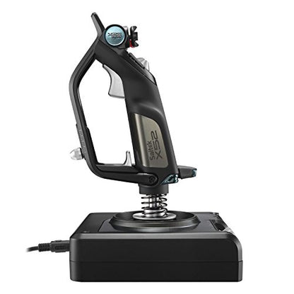 Logitech G Saitek X52 Pro 비행 제어 시스템 - 블랙/실버