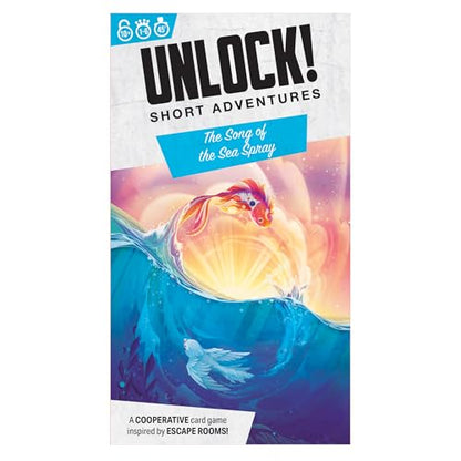 Unlock! Short Adventures 11: The Song of the Sea Spray | Immersive Escape Room Card Game for Kids and Adults, Ages 10+, 1-6 Players, 45 Minute Playtime