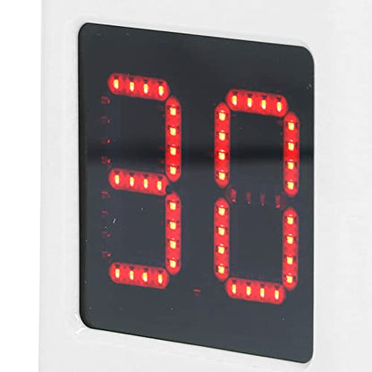 Cube Timer ABS 3 Buttons 1.4in 4 Sided Digital Countdown Stopwatch for Private Poker Chess Casinos Timer (White)
