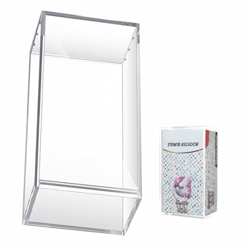 1PC Acrylic Magnetic Case for Booster Bundle(10Bundle) Clear Acrylic Display Case with Magnets Lid