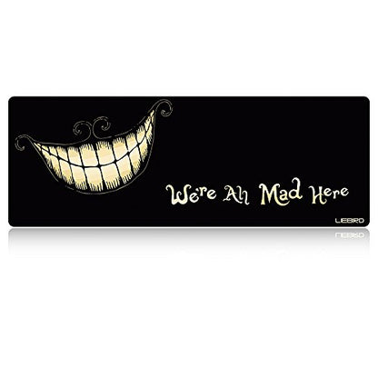 LIEBIRD® Extended XXXL Gaming Mouse Pad -31.5Lx11.8Wx0.12H- Portable with Extended XXL Size - Non-Slip Rubber Base - Special Treated Textured Weave with Precision Control (All Mad-XXL) - color: All Mad-XXL