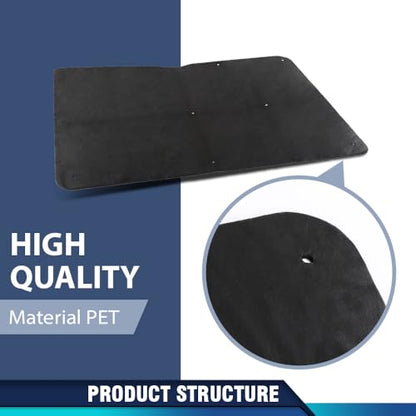 PIT66Hood Insulation Pad 1/2" W/ Clips Compatible with Buick Regal 1981-1987 - style: 1981-1987 Buick Regal