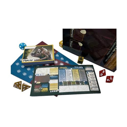 Return to Dark Tower: RPG Player Tower - Unique Rolplaying Game Accessory Set, Includes Dice, 14" Tower, Cards & More - style: Dice Tower