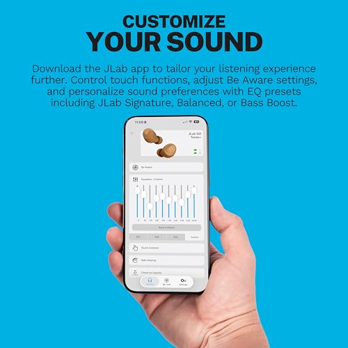 JLab, Go Air Pop+ Tones, True Wireless Earbuds, Bluetooth, Dual Connect, EQ3 Sound, 1615 C - color: C-1615 C, style: Tones+