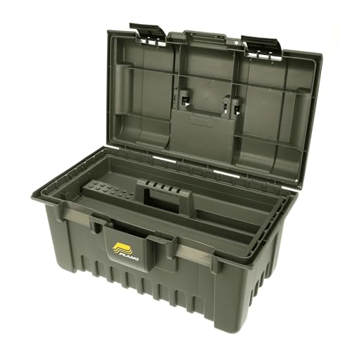 Plano 1612 Deep Water Resistant Field Box with Lift Out Tray - style: X-large Size O.d. Green