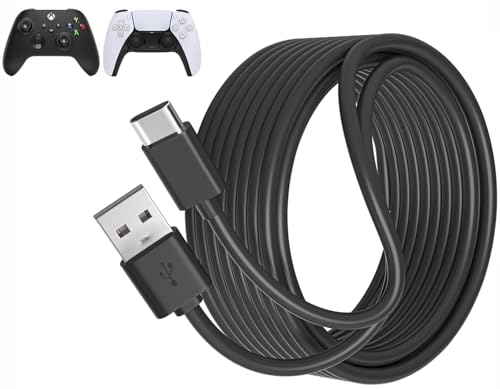 USB C Cable PS5 Controller Charger Cord for Xbox Series X/S,10ft Long PS5 Charging Cable for Sony PlayStation 5 Controller,USB A to Type C Cord for Nintendo Switch Pro Fast Data Wire PS 5 Dual Sense - size: 10ft
