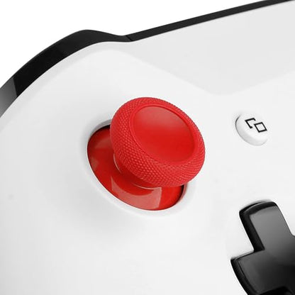 TOMSIN Replacement Joysticks for Xbox One S/X,for Xbox Series X/S Controller,4PCS True Rubberized Thumbsticks Repair Kit for Xbox One Wireless Controller(Red) - color: Red