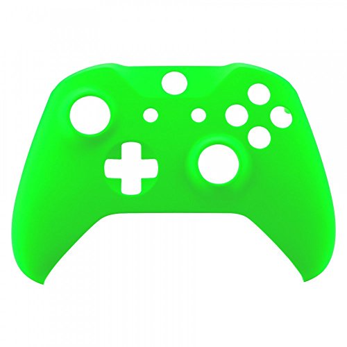 eXtremeRate Neon Green Soft Touch Grip Front Housing Shell Faceplate for Xbox One X S Controller Model 1708 - Controller NOT Included - color: Neon Green