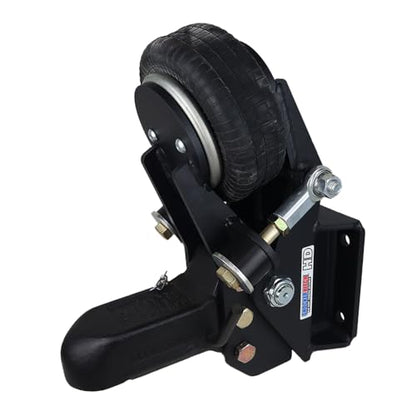 Shocker HD 25K Air Trailer Tongue Mount with Wallace 2-5/16" Ball Coupler, 4 Bolt Flat Plate Mount - size: 4 Bolt Flat Plate Mount