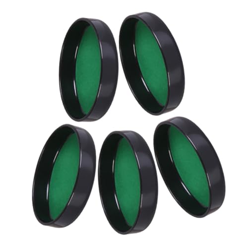 Yardwe 5pcs Dice Cup Base Tray Durable Shaker Lid Soundproof Design for Party Props Game Supplies and Ktv Use