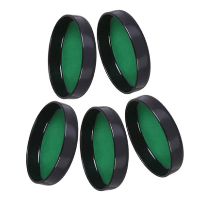 Yardwe 5pcs Dice Cup Base Tray Durable Shaker Lid Soundproof Design for Party Props Game Supplies and Ktv Use