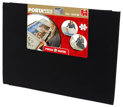 Jumbo, Puzzle Mates, Portapuzzle - Standard 1,500 Piece Jigsaw Storage Board Case, Jigsaw Puzzle Accessories, Puzzle Storage