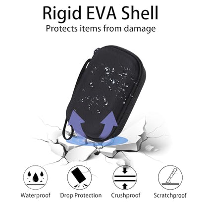 Aenllosi Hard Case for Blaze Evercade EXP-R Retro Gaming Handheld, Black | EVA case construction, Water-resistant design, Dust-resistant design, Protective case only - style: Fo Exp-r Handheld