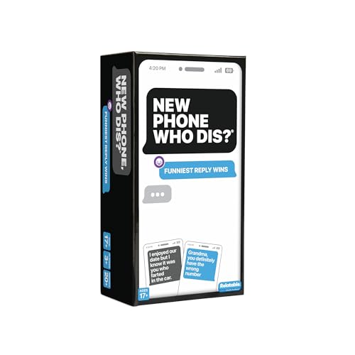New Phone, Who Dis? by Relatable – Offline Text Message Party Game - Spicer Edition Party Game, Funny Social Icebreaker for Groups, and Summer Fun for Game Night, Includes 50 Inbox & 250 Reply Cards - style: Core Game