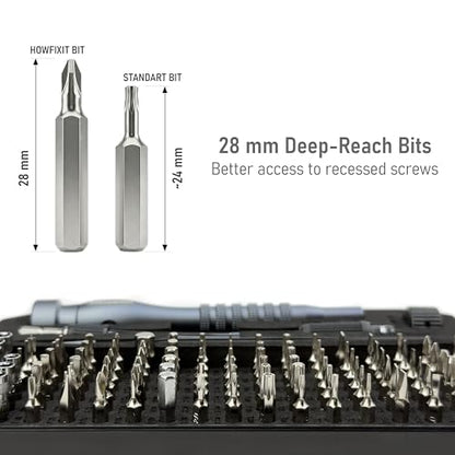 PRO MAX 106-in-1 Precision Screwdriver Set for iPhone, Smartphone, MacBook, Laptop, Tablet, Camera, Switch, PS5, Xbox, Game Console & Controller Repair