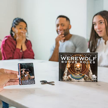 One Night Ultimate Bonus Roles Expansion by Bezier Games | Adds 16 New Roles, Artifact Tokens & Player Number Tokens for One Night Ultimate Werewolf, Vampire, Alien & Super Villains | Ages 14+ - style: Bonus Roles