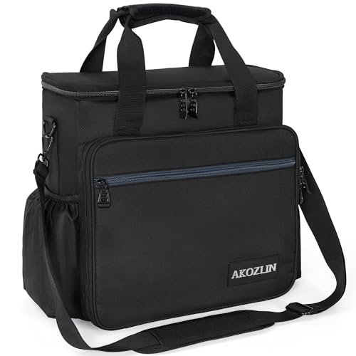 AKOZLIN Padded Mixer Gig Bag DJ Controller Travel Shoulder Bag Case 13"X13"X5.5"Fit For MG06, AG03, MG10X, Mix8, ProFX8 and More Equipment - size: 13"X 5.5"X13"