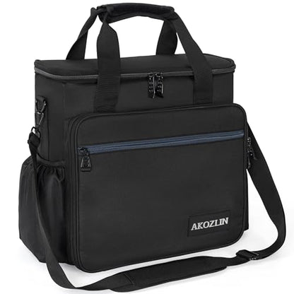 AKOZLIN Padded Mixer Gig Bag DJ Controller Travel Shoulder Bag Case 13"X13"X5.5"Fit For MG06, AG03, MG10X, Mix8, ProFX8 and More Equipment - size: 13"X 5.5"X13"