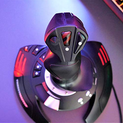 Thrustmaster T-Flight Stick X USB Ergonomic Flight Sim Joystick - PC | Plug and play, adjustable resistance, twist rudder, detachable throttle, 12 programmable buttons, weighted base, presets - style: PC (Stick Only)