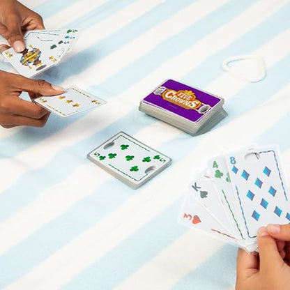 Five Crowns Waterproof Rummy Style Card Game for Kids, Family Game Night | Family Game Night, Travel Games, Screen-Free, Holiday Game, Playing Cards, Collector's Tin, Award-Winning - style: Five Crowns Waterproof
