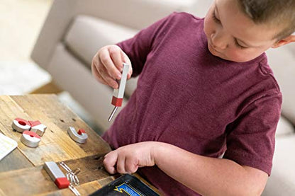 TS Shure by Bendon Educational Magnetic Science Experiment Learning Tin with 8 Magnets and 5 Paper Clips 50521 - style: Magnetic Science Set