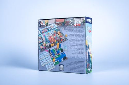 Devir - Cities USA Board Game, Modern City Building Strategy Game with Worker Placement for Adults & Kids, 2–4 Players, Ages 10+, 35 Playtime, (English Version) - color: City Usa
