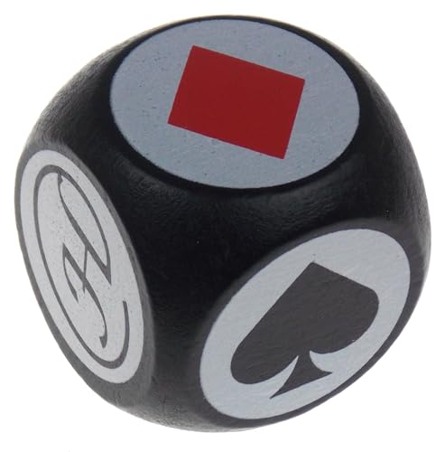 Hickoryville Euchre Playing Cards Bundle - 2 Euchre Decks in One Box with Black & White Suit Marker Dice