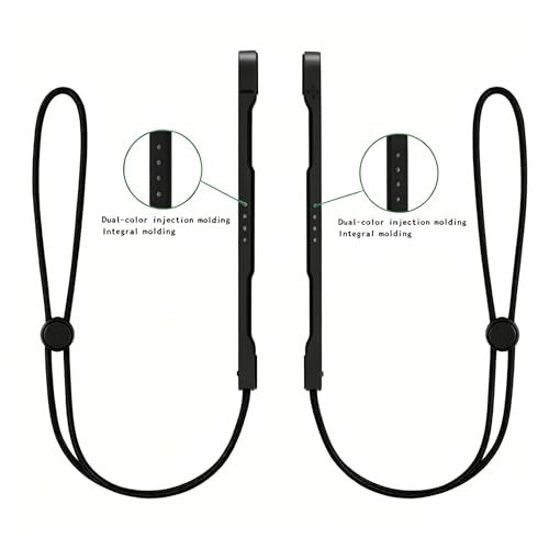 Arvytosty Magnetic Wrist Straps for Switch 2 Joy-Con, Adjustable Lanyard with SR/SL Buttons, Compatible with Switch 2 Mouse Mode, Replacement Wrist Strap Accessories (Black-4 Packs) - color: Black-4 Packs